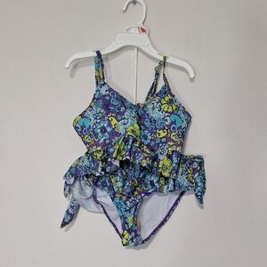 Arshiner 2 Piece Swim Bikini Set Floral Kids